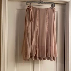 Gorgeous silk flowy skirt